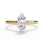 Brigitte Diamond Solitaire Ring