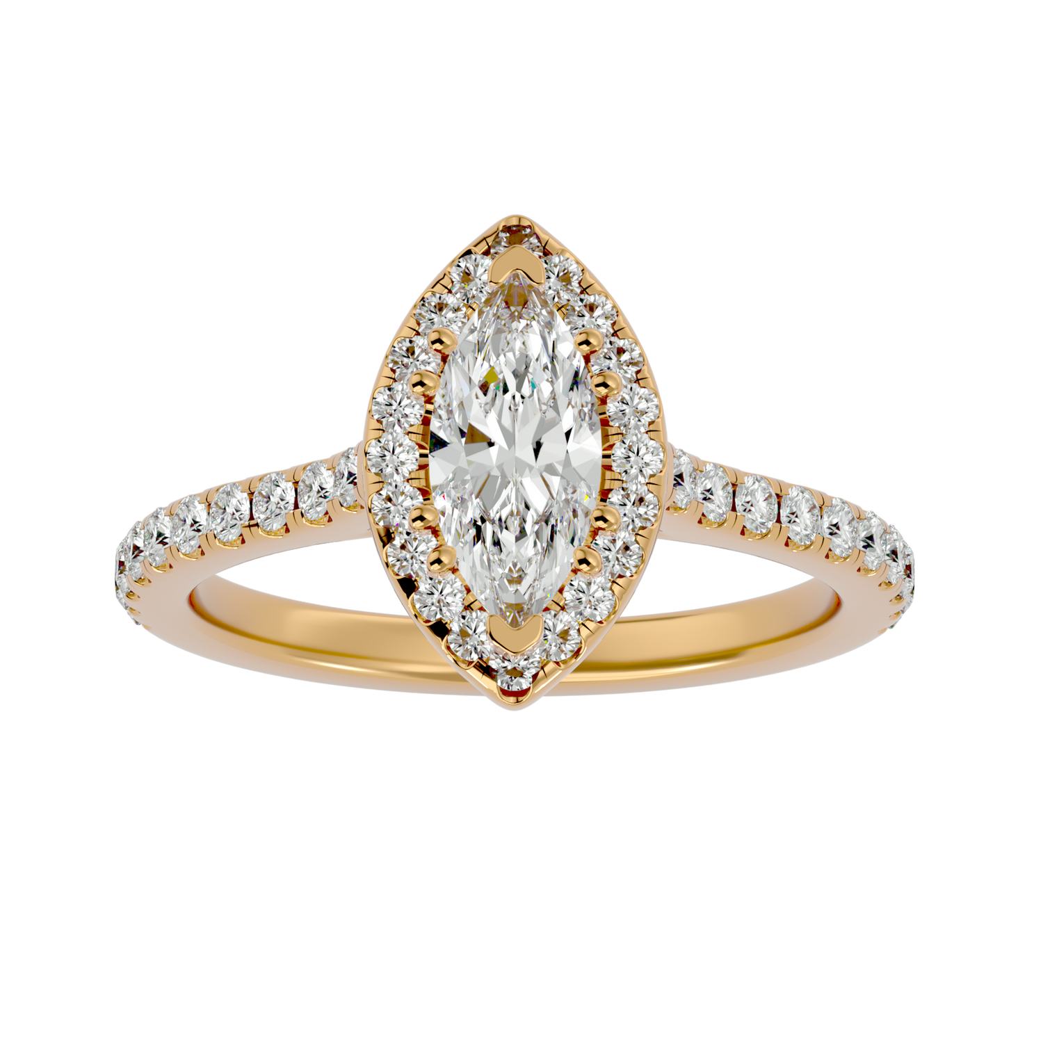 Adalynn Diamond Halo Ring