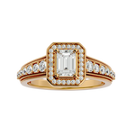 Phoenix Diamond Halo Ring