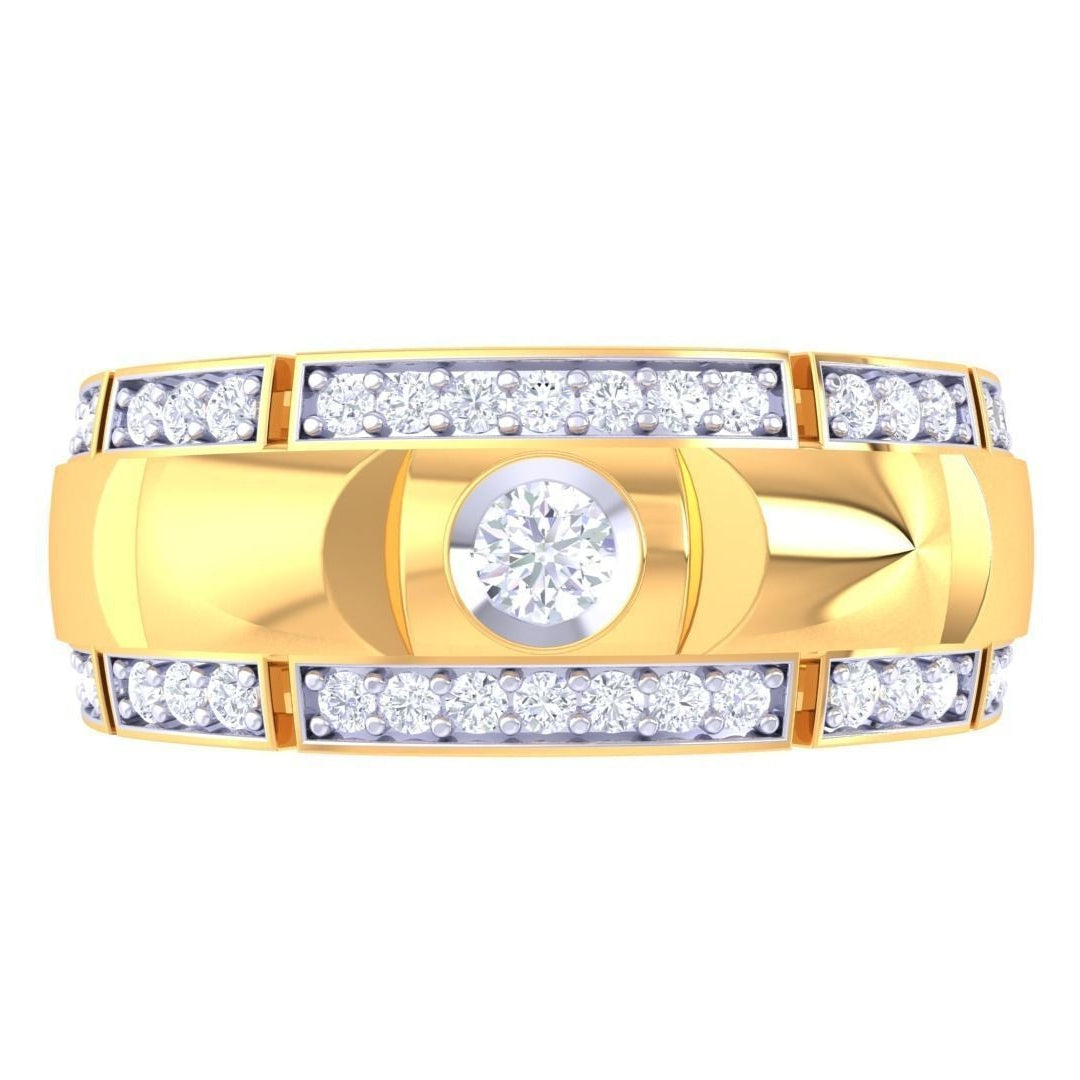 Candida Diamond Mens Ring