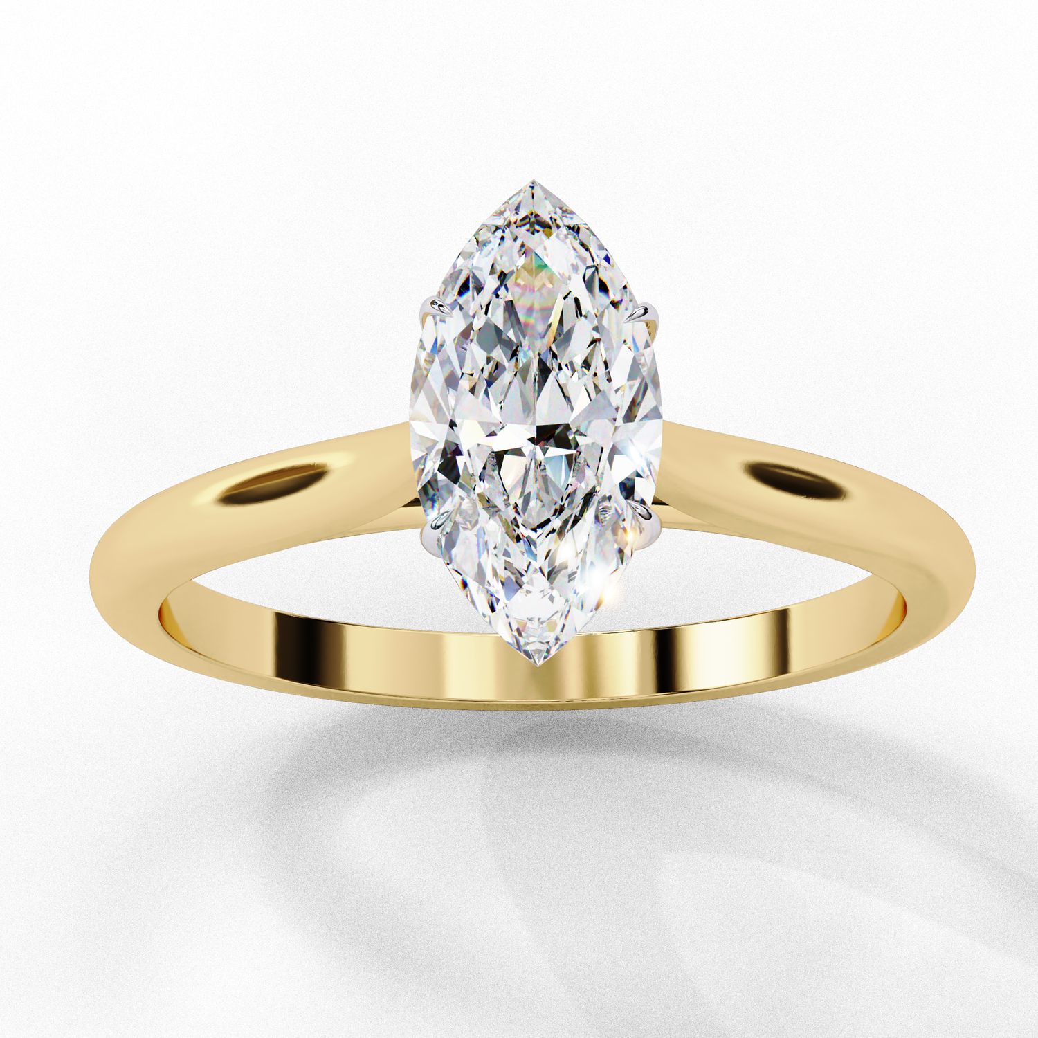 Brigitte Diamond Solitaire Ring