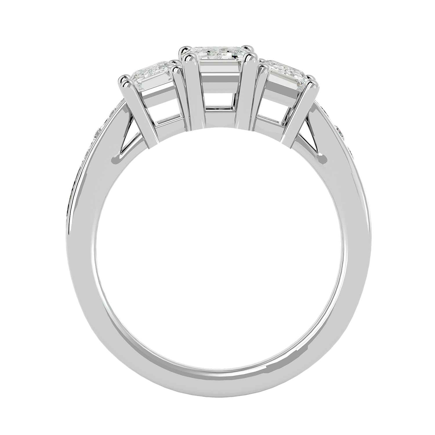 Braelynn Diamond Three Stone Ring