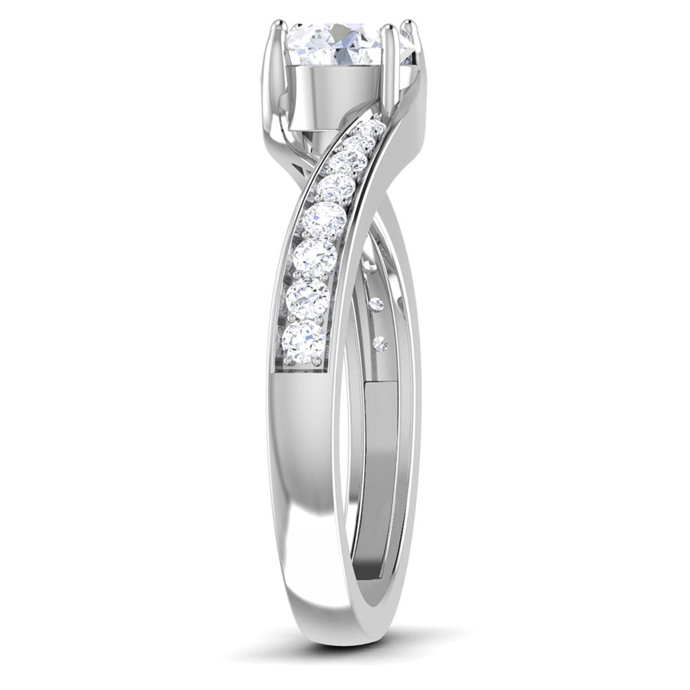 Fatima Diamond Solitaire Ring