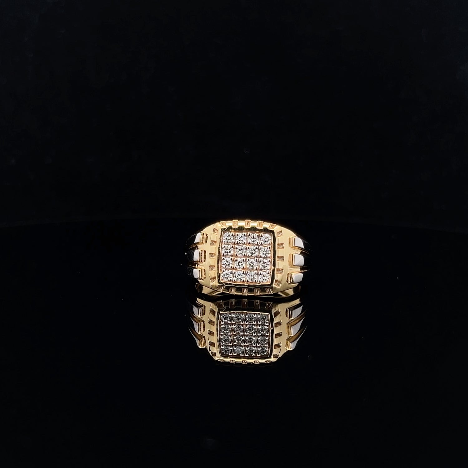 Beatrice Diamond Mens Ring