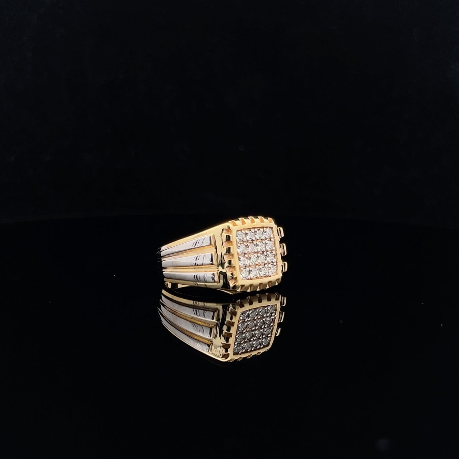 Beatrice Diamond Mens Ring