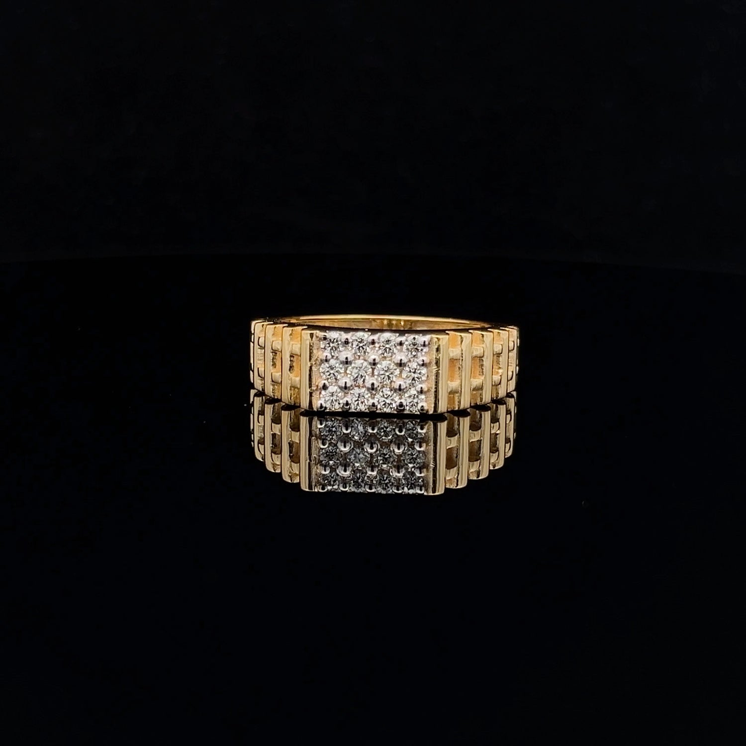Aurelia Diamond Mens Ring