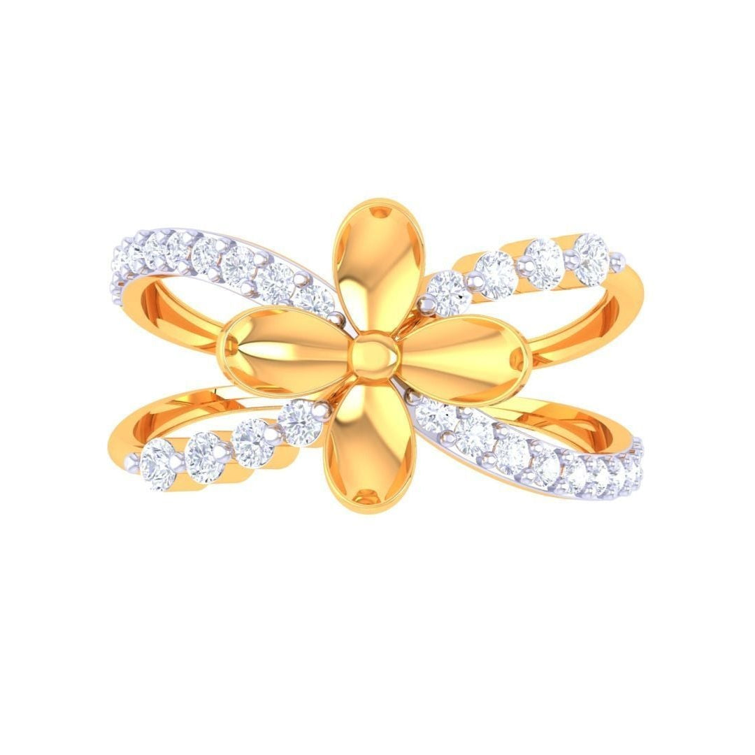 Violet Diamond Ring