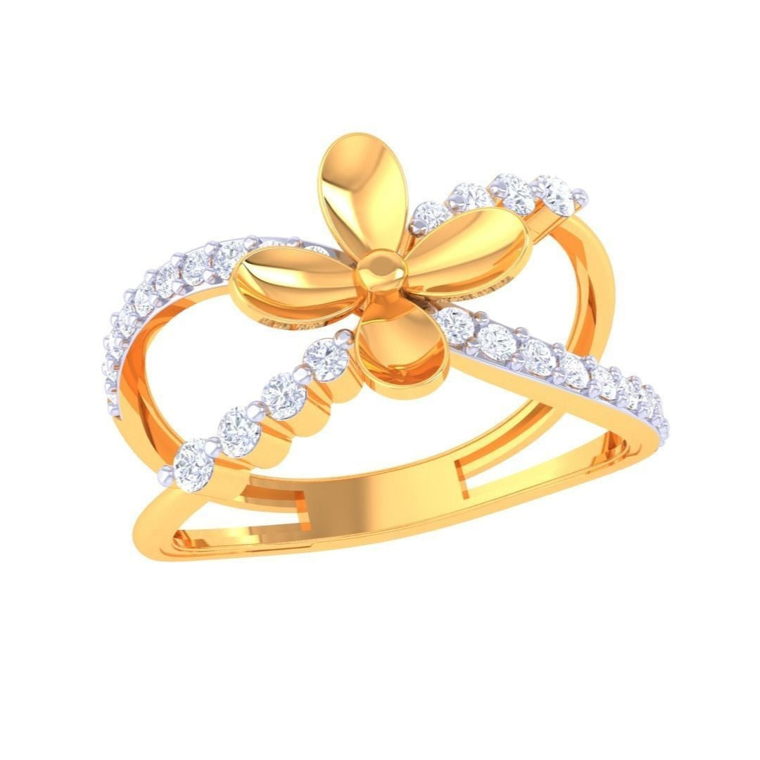Violet Diamond Ring