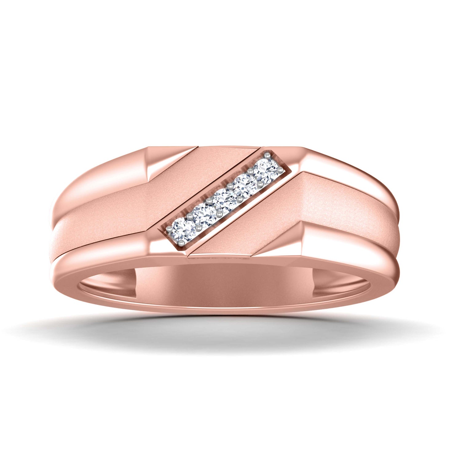 Angelica Diamond Mens Ring