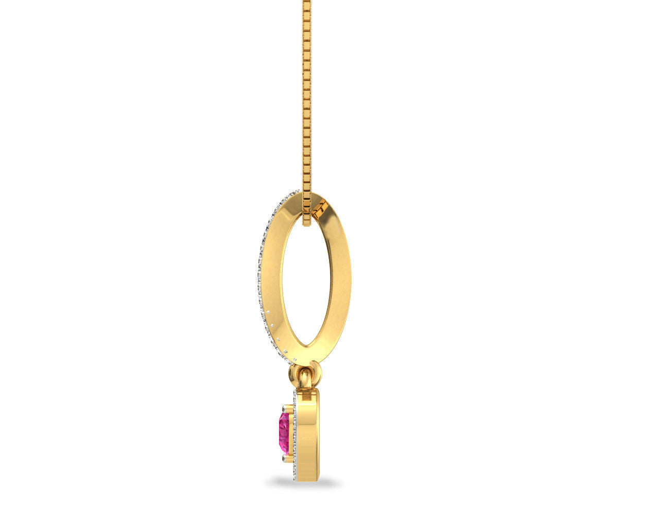 Emmarie Solitaire  Pendant