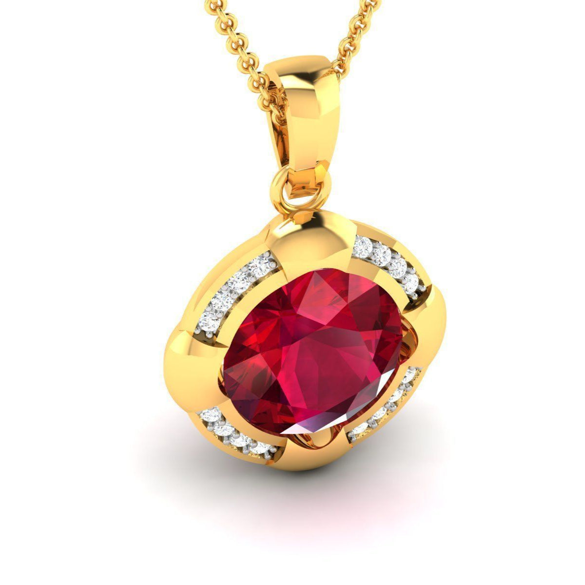 Perla Solitaire  Pendant