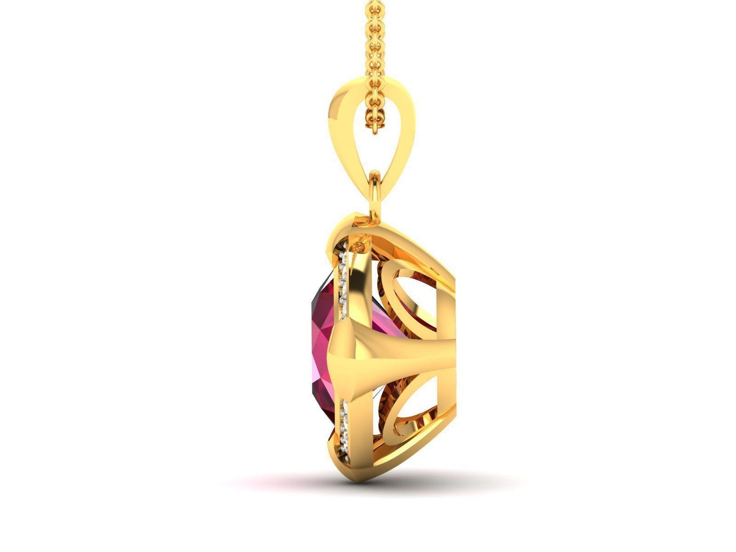 Perla Solitaire  Pendant
