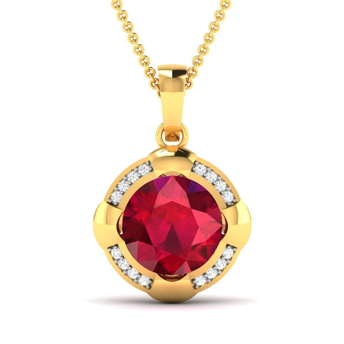 Perla Solitaire  Pendant