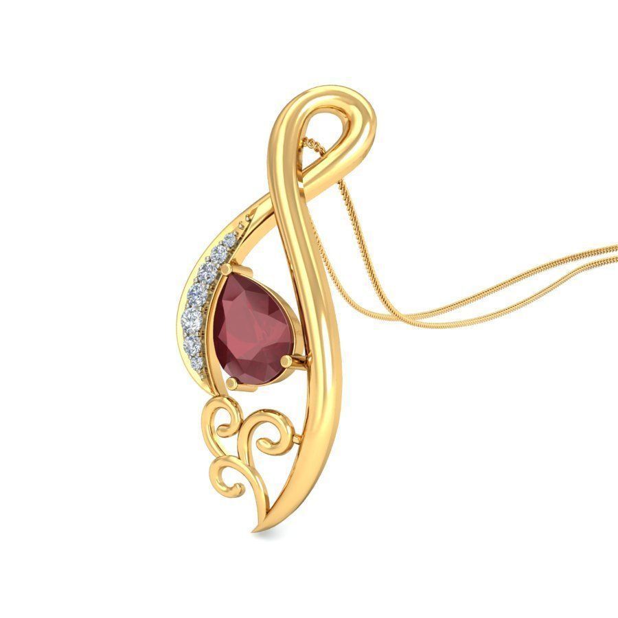Alora Solitaire  Pendant