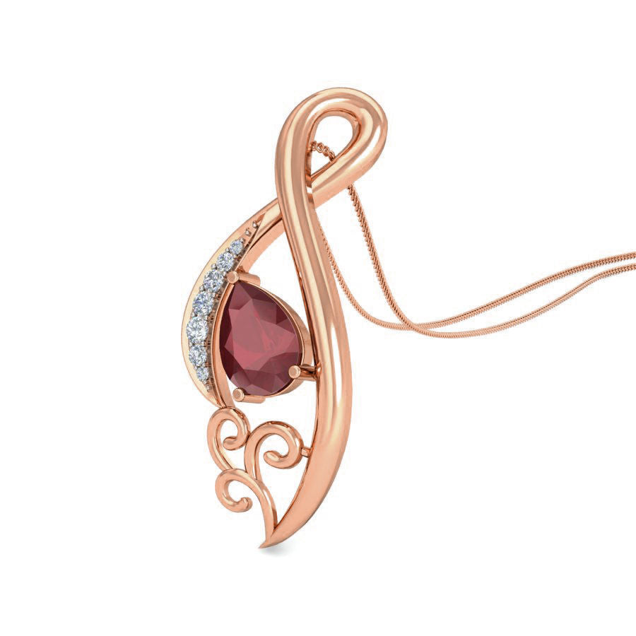 Aliya Solitaire Pendant