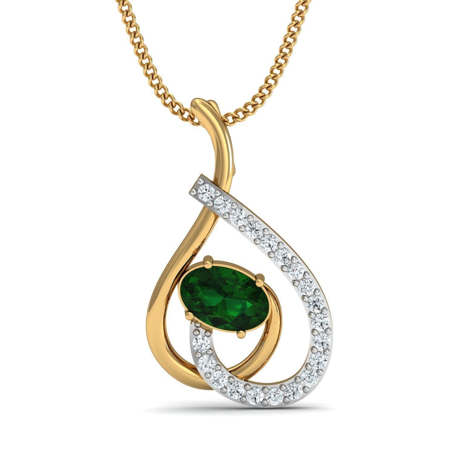 Elina Solitaire  Pendant