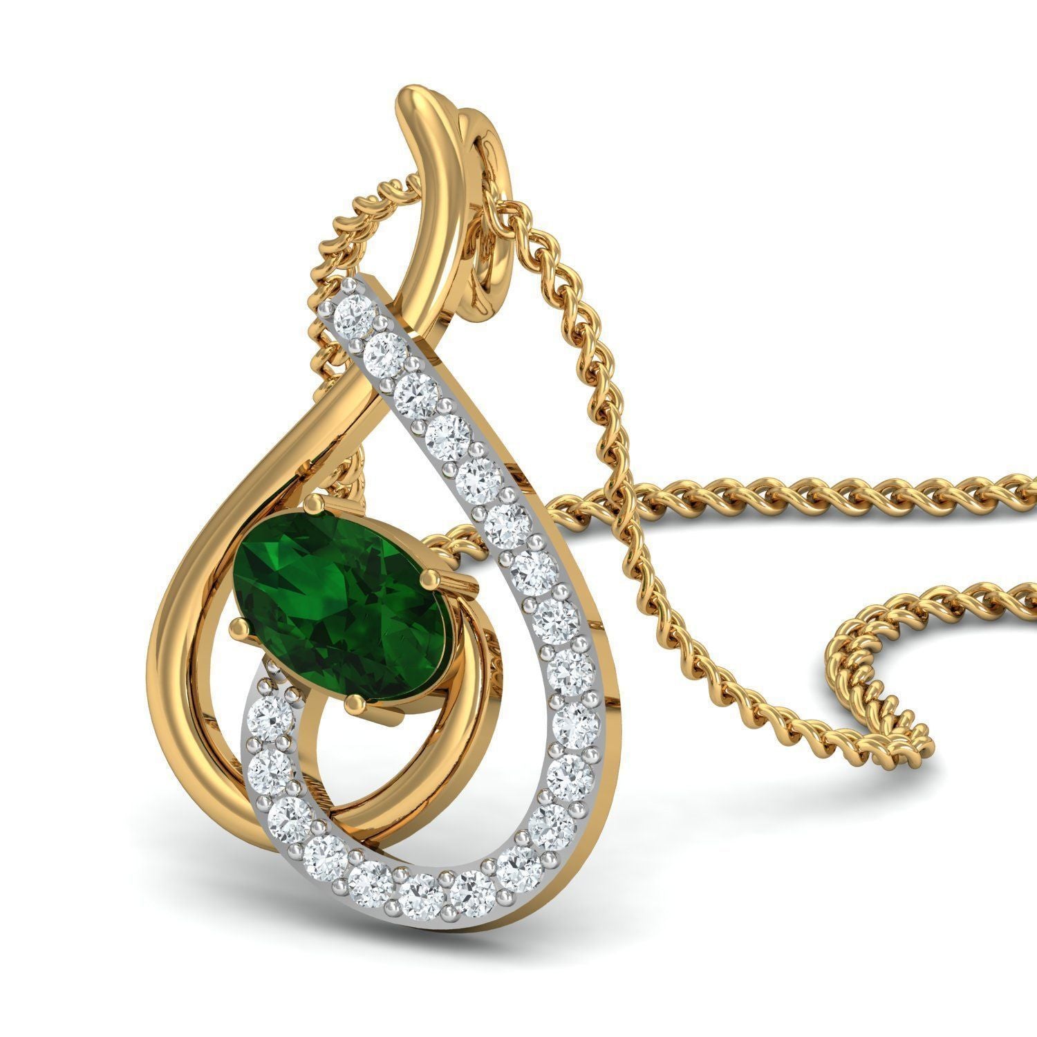 Elina Solitaire  Pendant