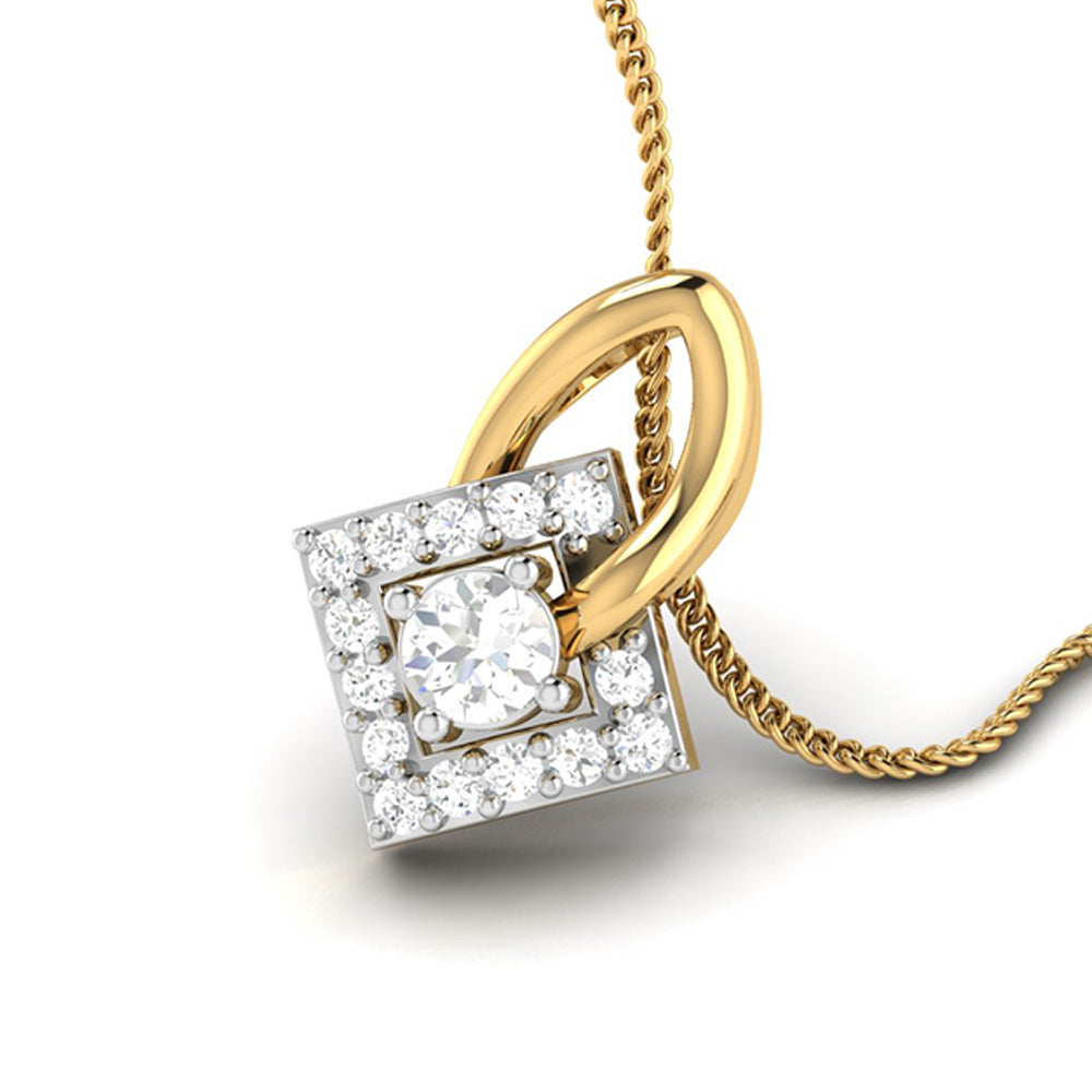 Lilly Diamond Pendant Set