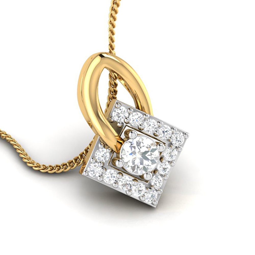Lilly Diamond Pendant Set