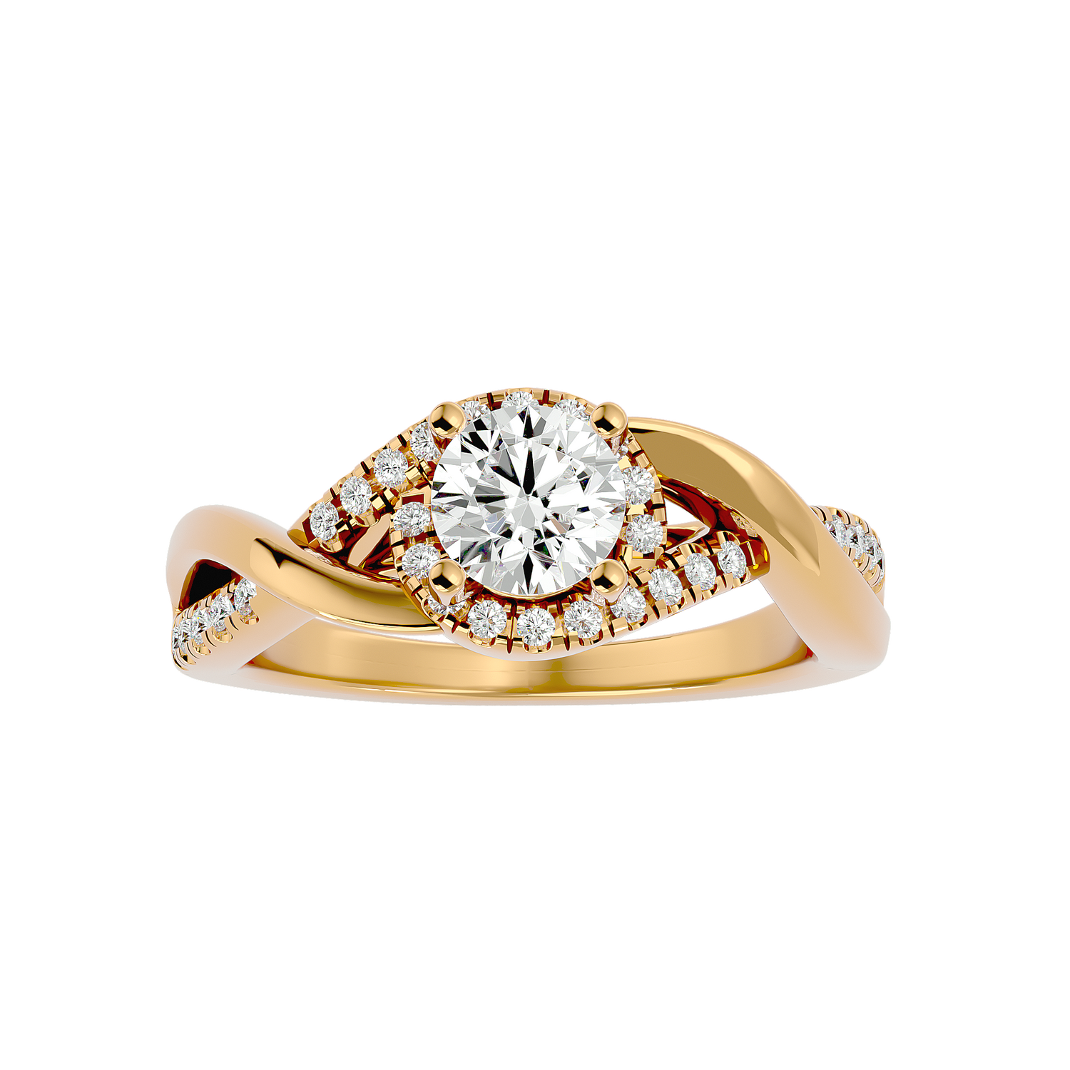Addilyn Diamond Halo Ring