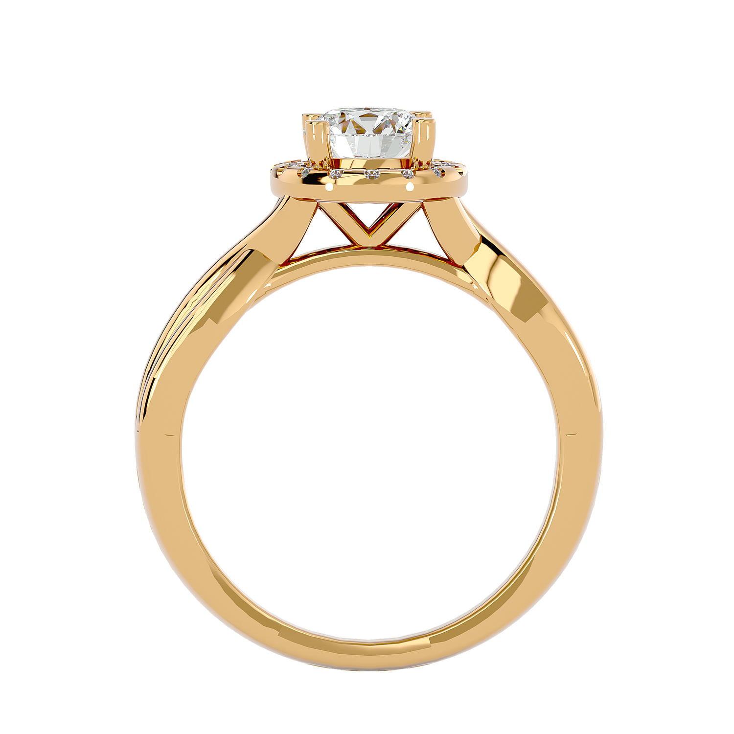 Adelynn Diamond Halo Ring