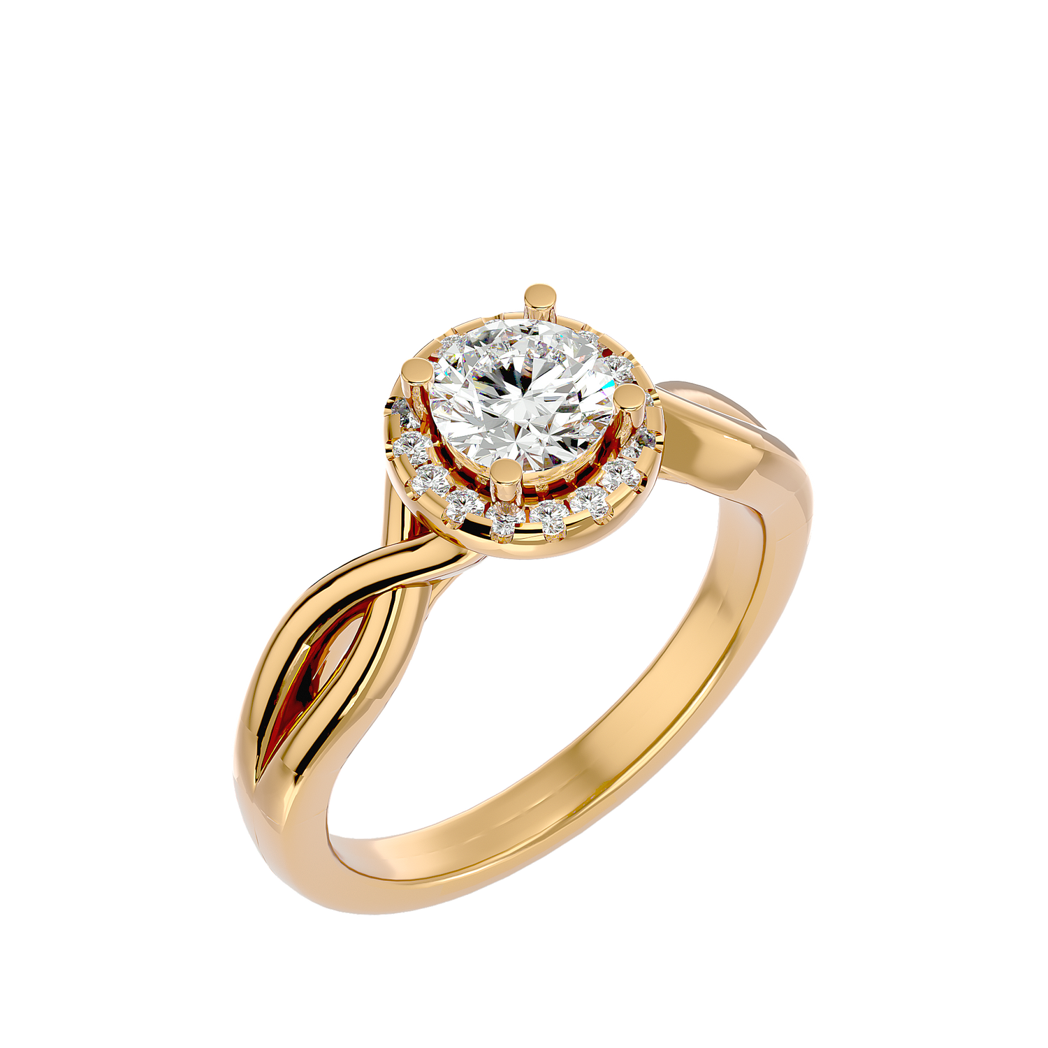 Adelynn Diamond Halo Ring