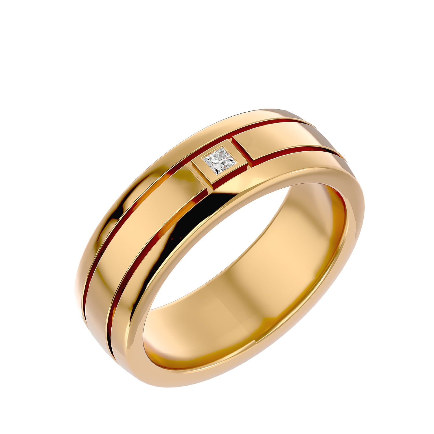 Henrietta Mens Studded Ring