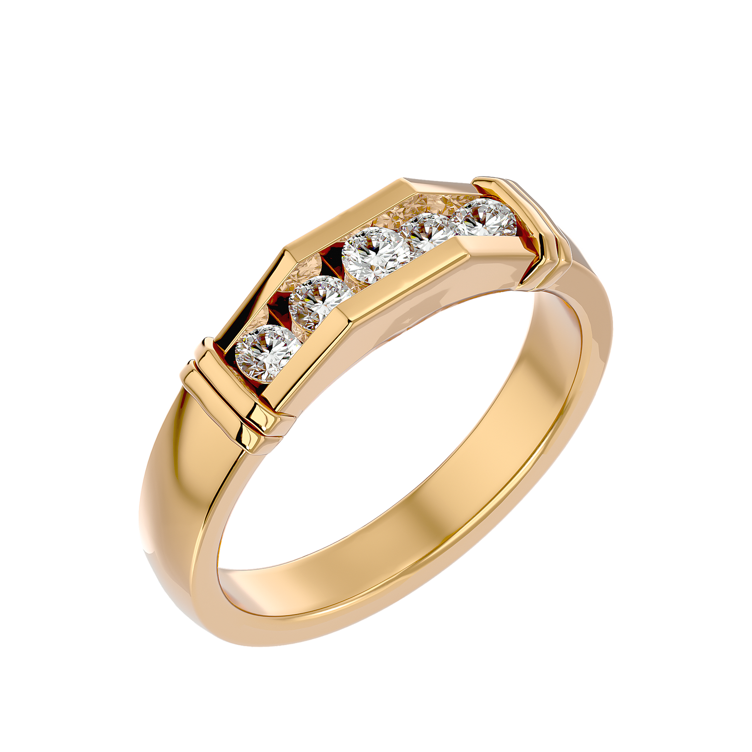 Gwendolyn Mens Studded Ring