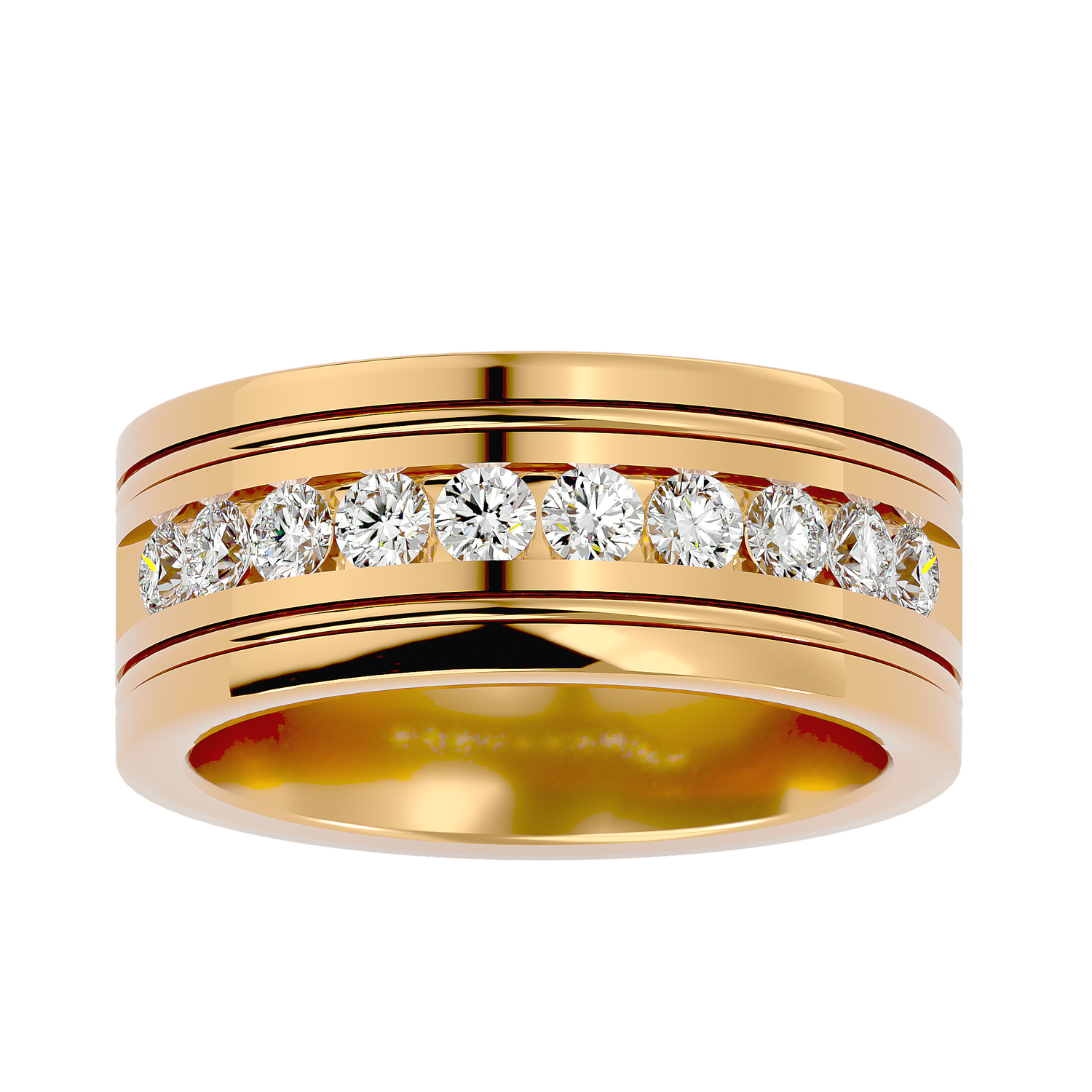 Frederica Mens Studded Ring