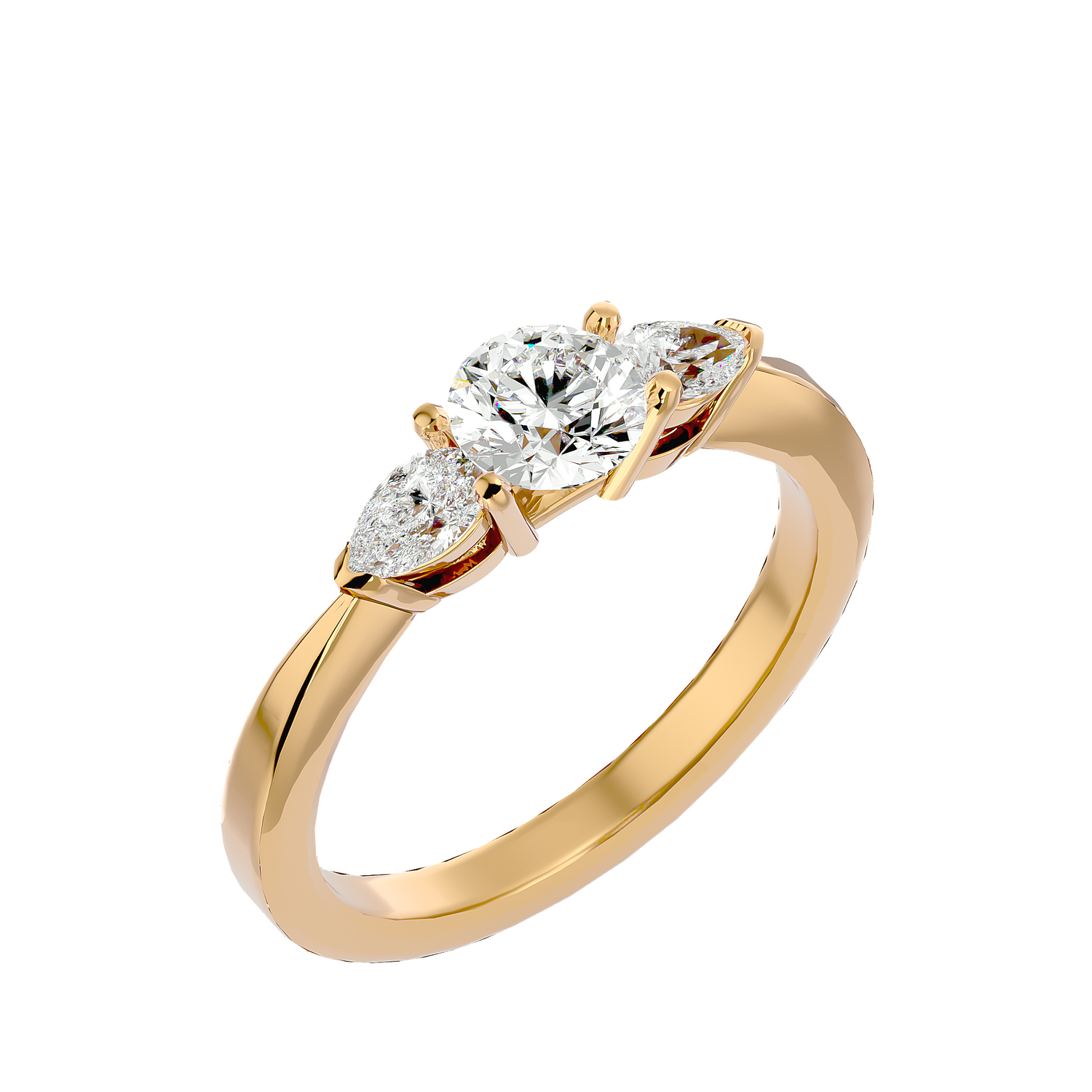 Oakley Diamond Three Stone Ring