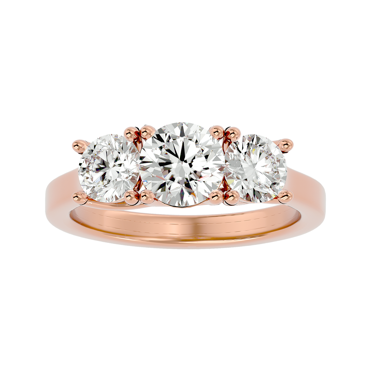 Jada Diamond Three Stone Ring