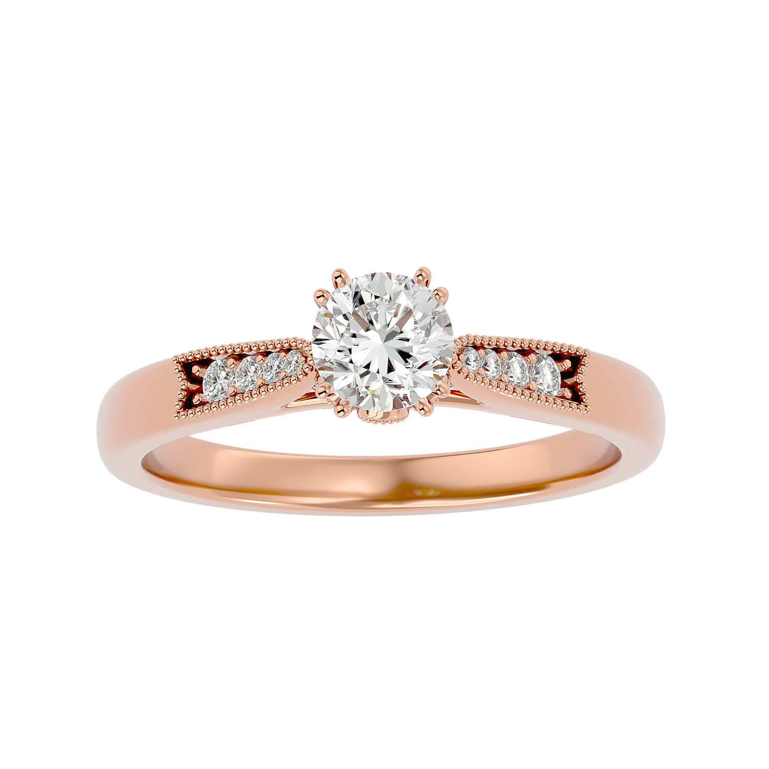 Lyric Diamond Solitaire Ring