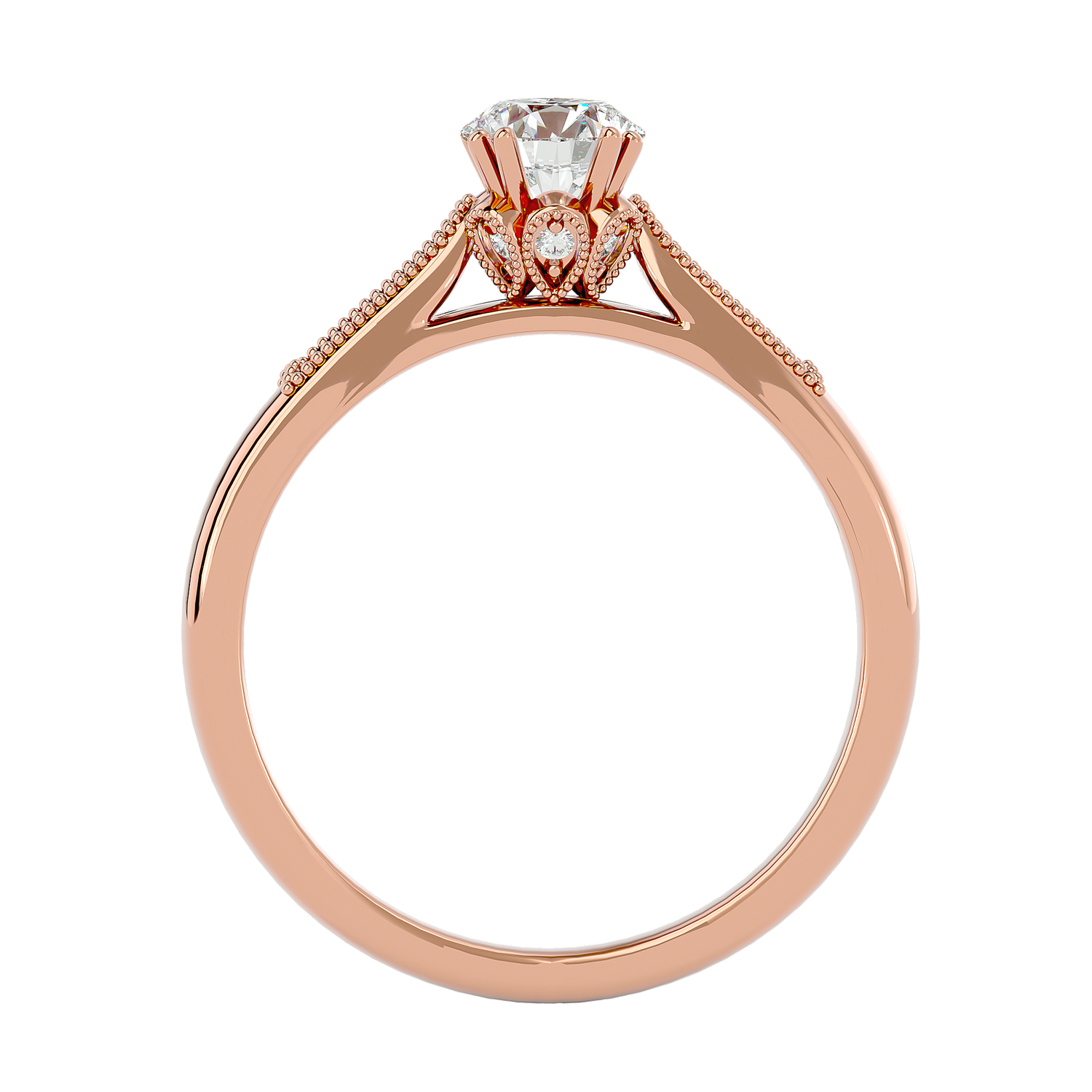 Lyric Diamond Solitaire Ring