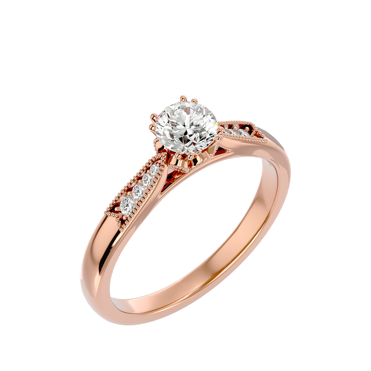 Lyric Diamond Solitaire Ring