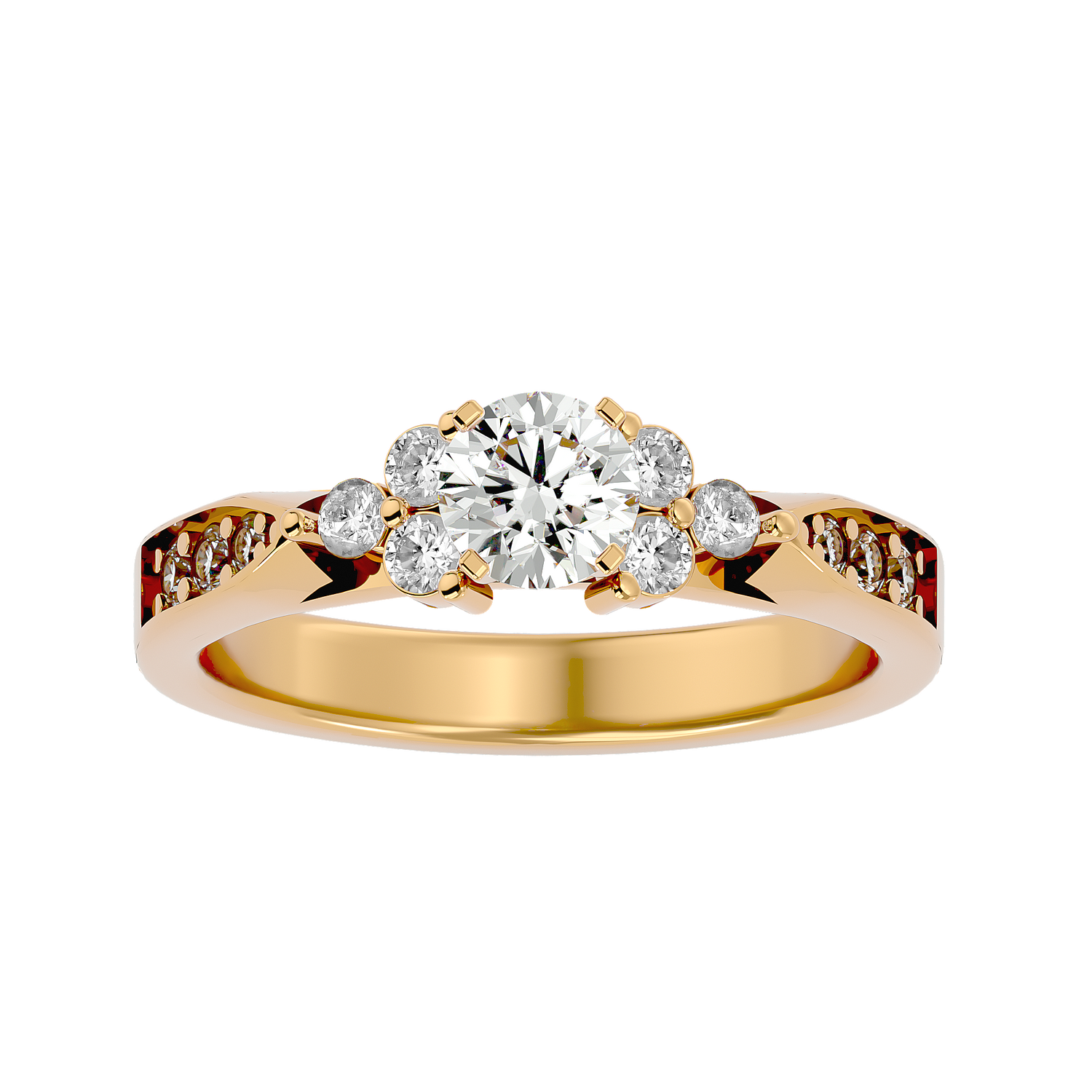 Barbara Solitaire  Ring