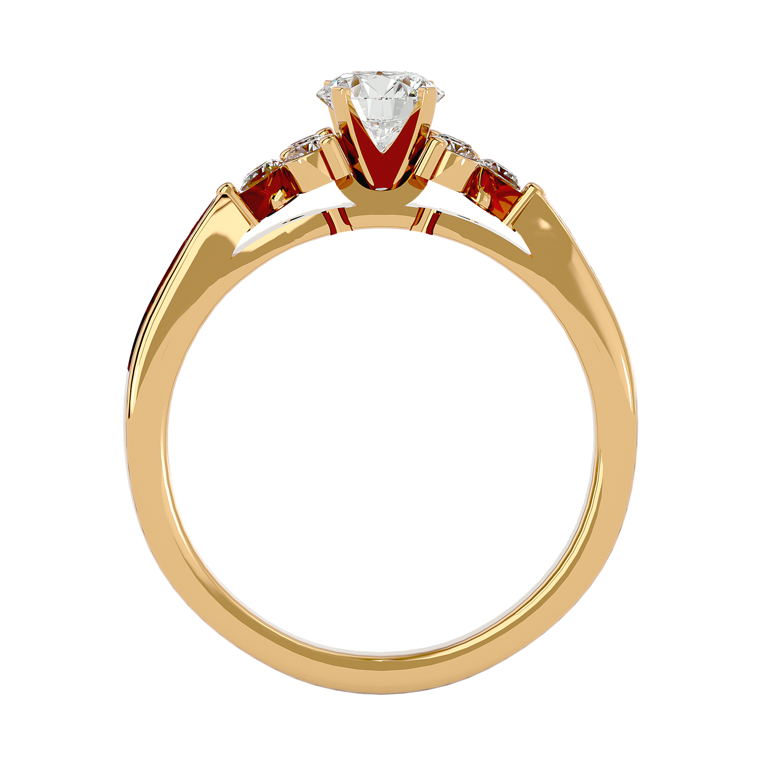 Barbara Solitaire  Ring