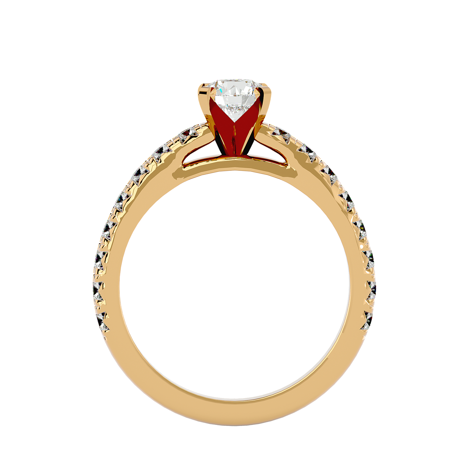 Evie Diamond Solitaire Ring