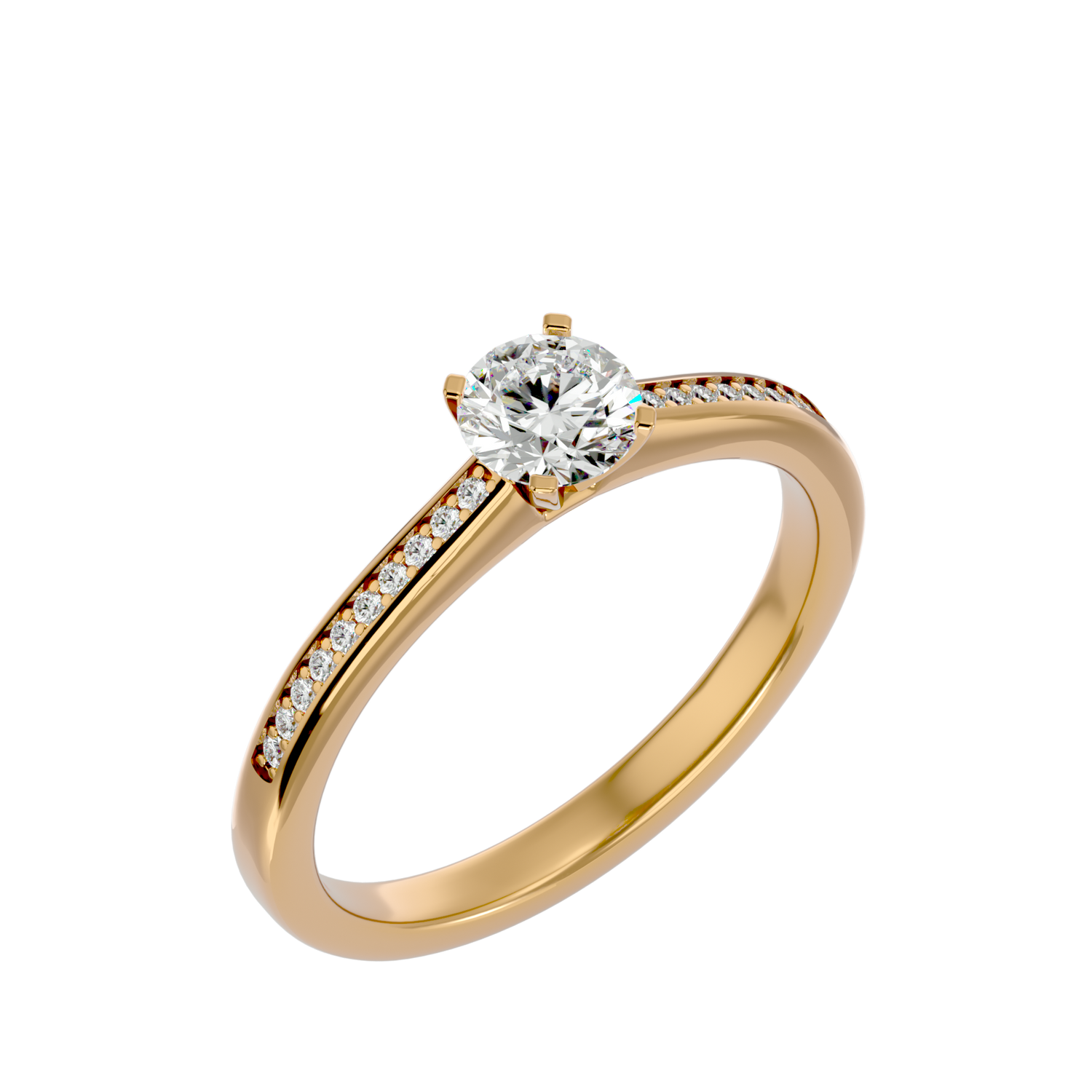 Paislee Diamond Solitaire Ring