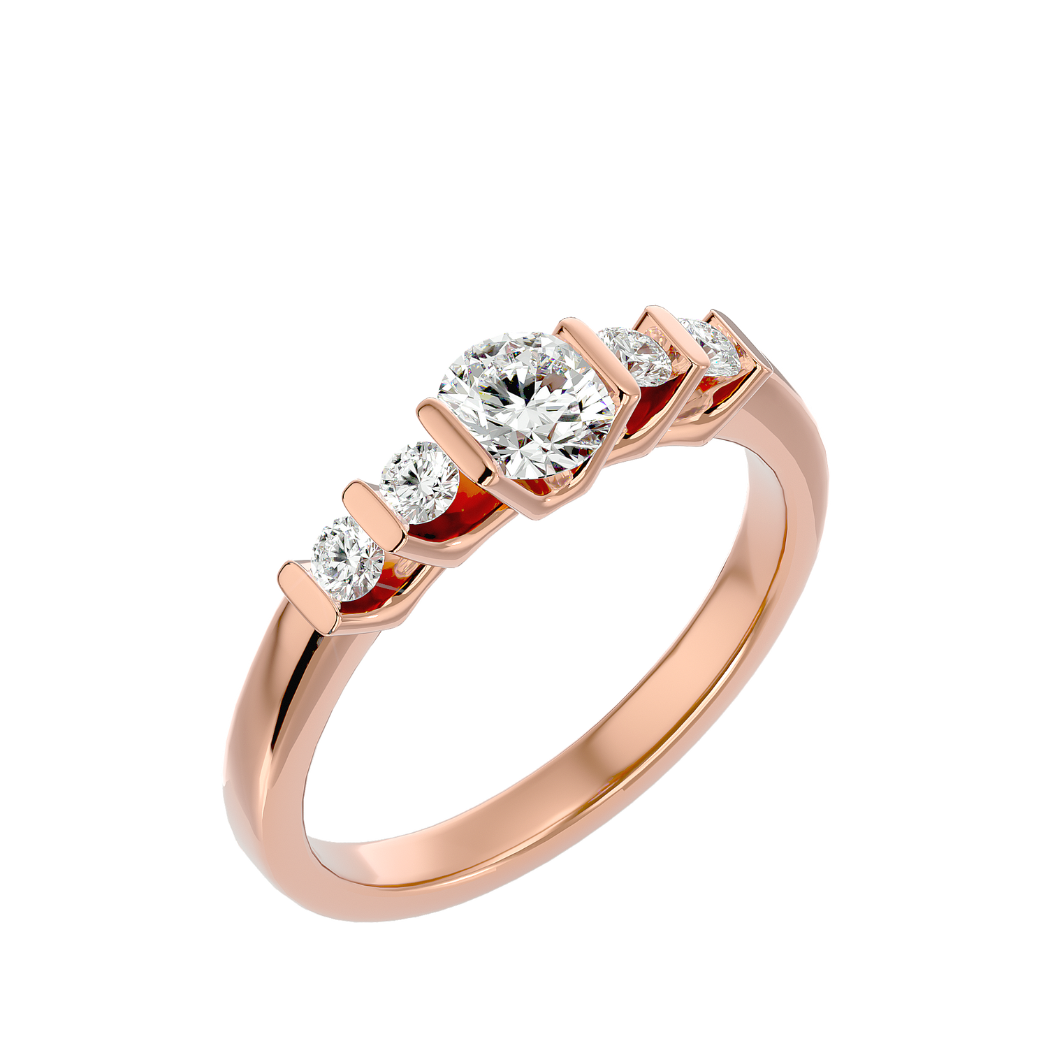Gabrielle Diamond Solitaire Ring