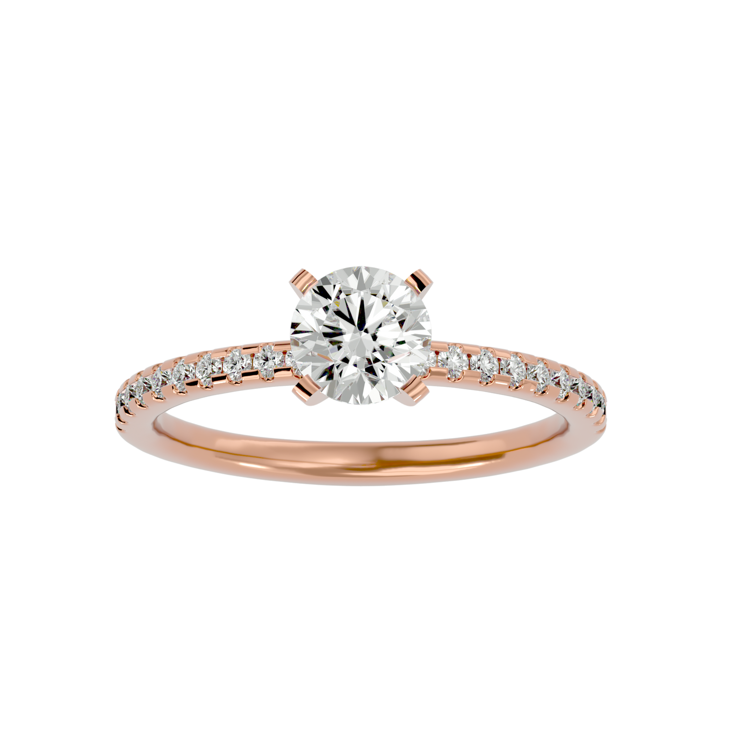 Phoebe Diamond Solitaire Ring