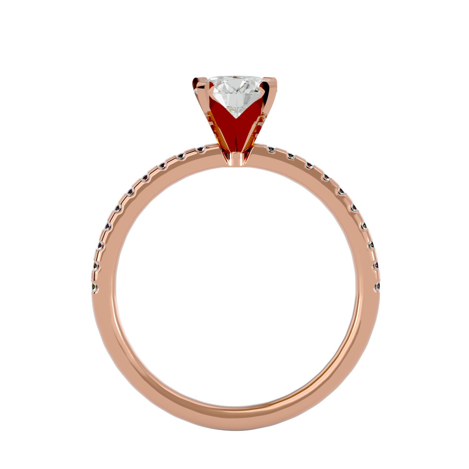 Phoebe Diamond Solitaire Ring
