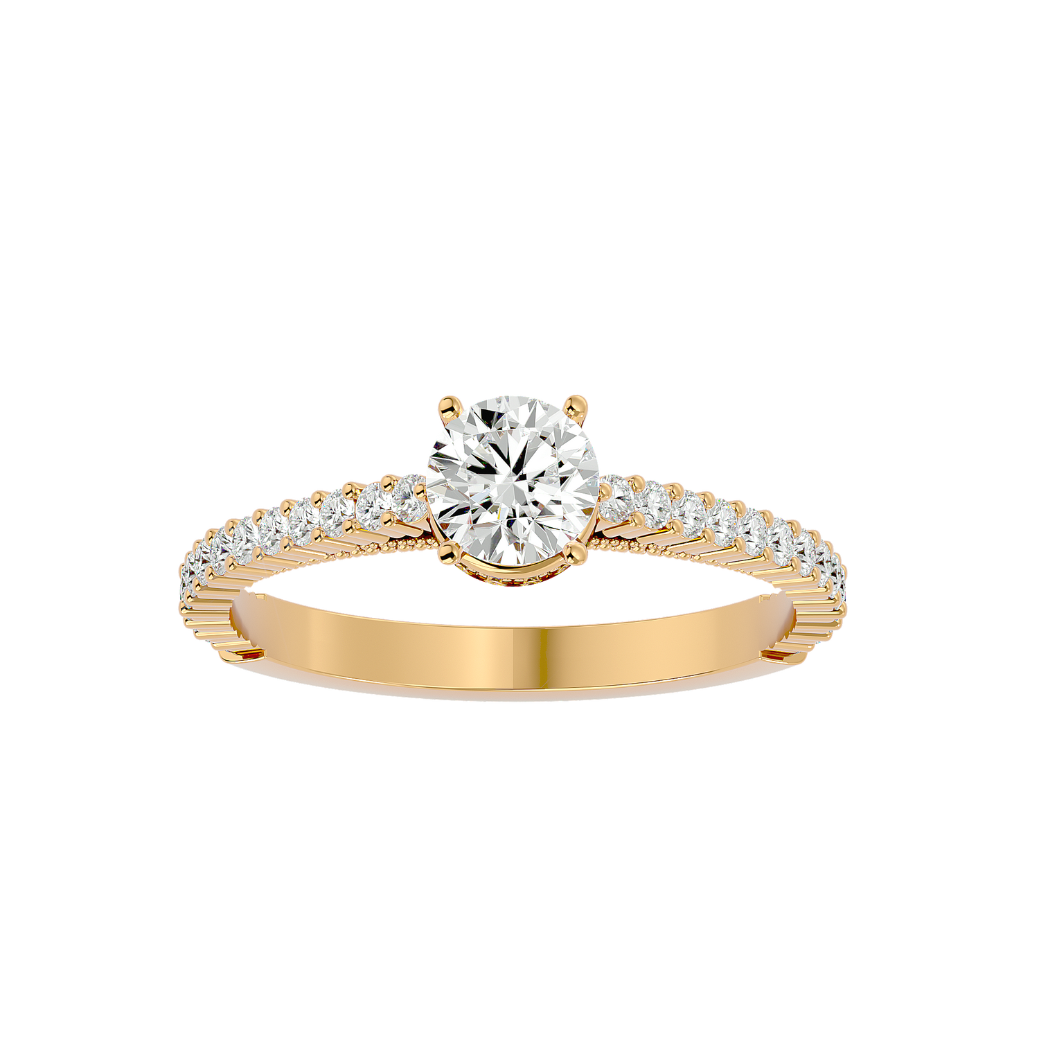 Amira Diamond Solitaire Ring