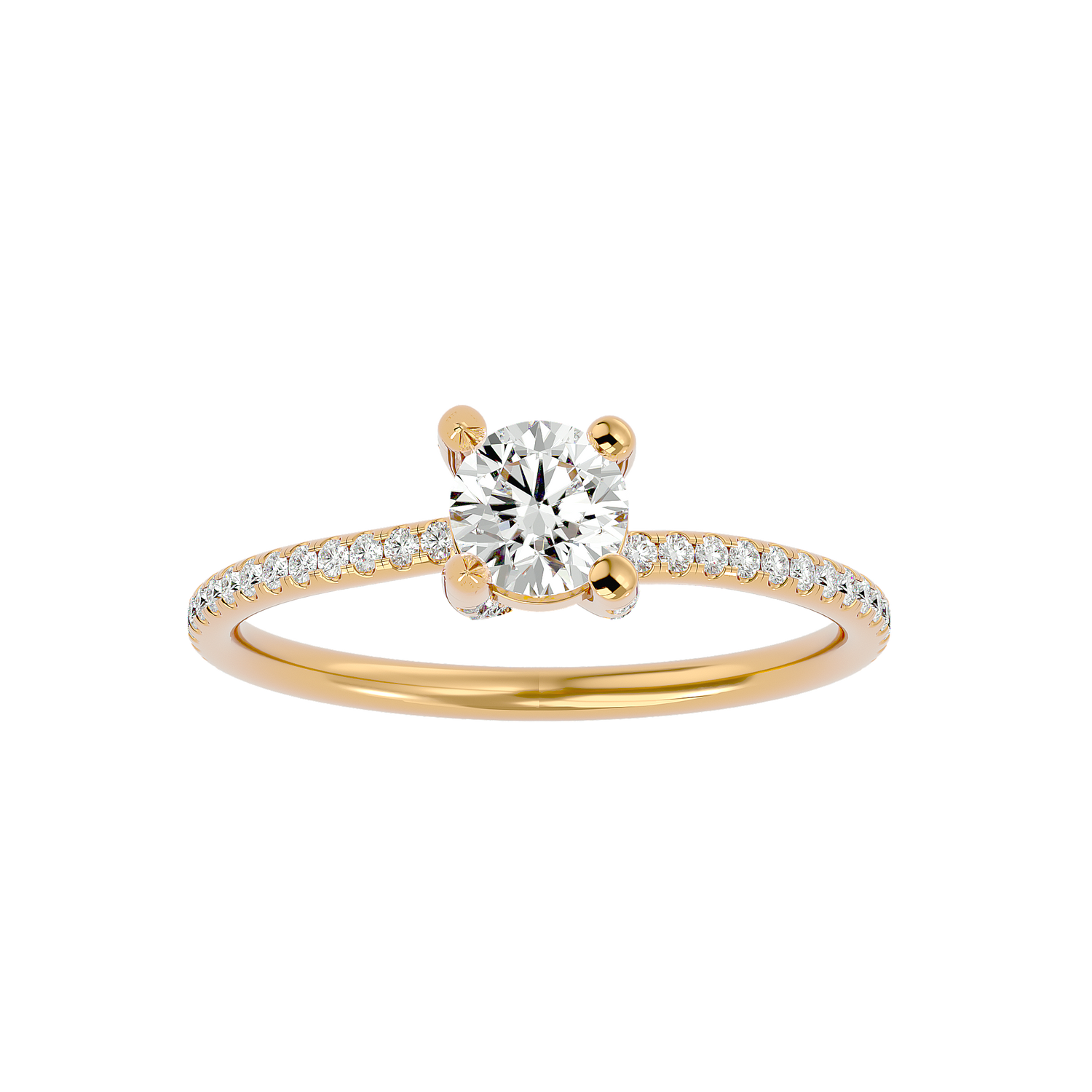 Arielle Diamond Solitaire Ring
