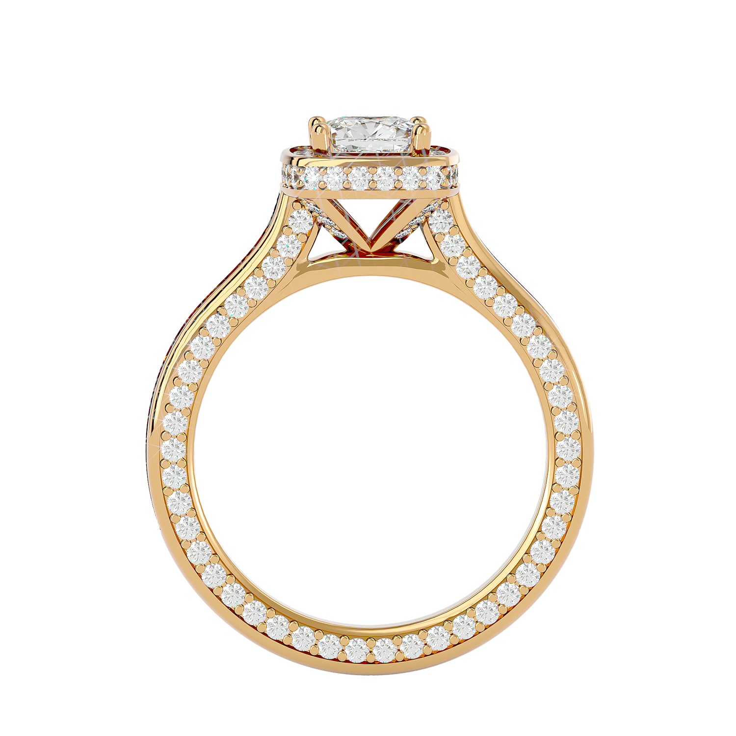 Kenzie Diamond Halo Ring