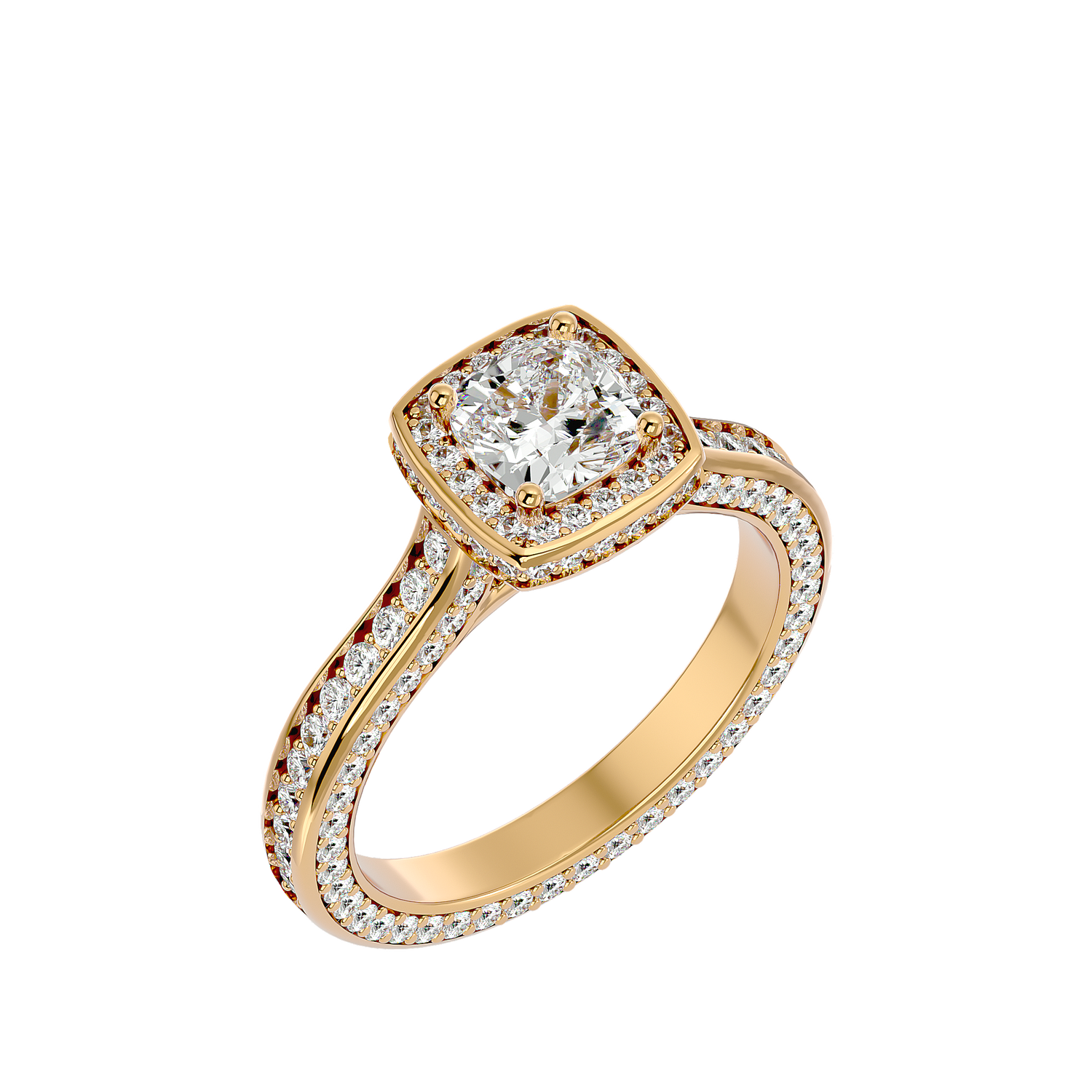 Kenzie Diamond Halo Ring