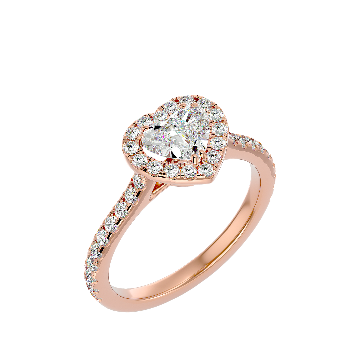 Veronica Diamond Halo Ring