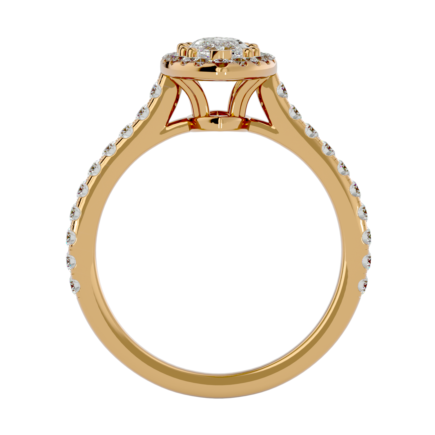 Adalynn Diamond Halo Ring