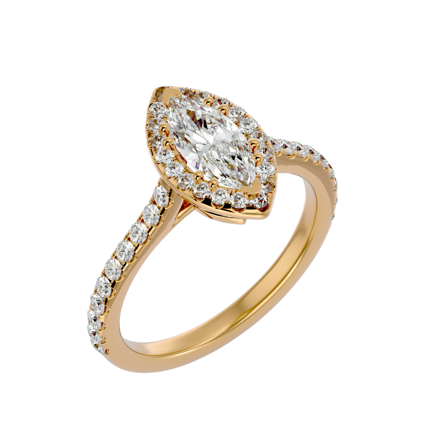 Adalynn Diamond Halo Ring
