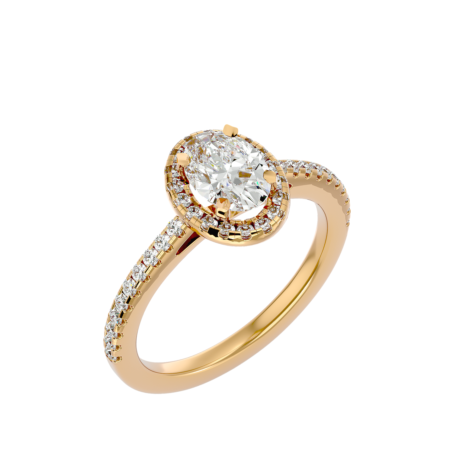 Liliana Diamond Halo Ring