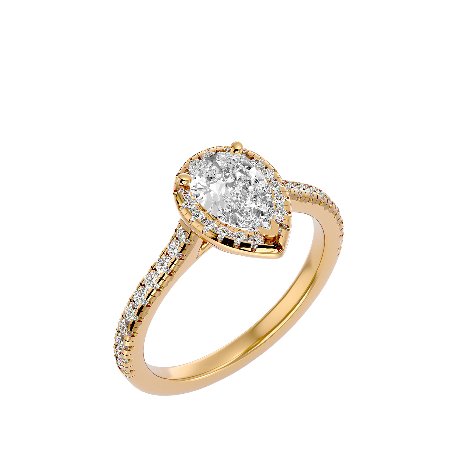 Genesis Diamond Halo Ring